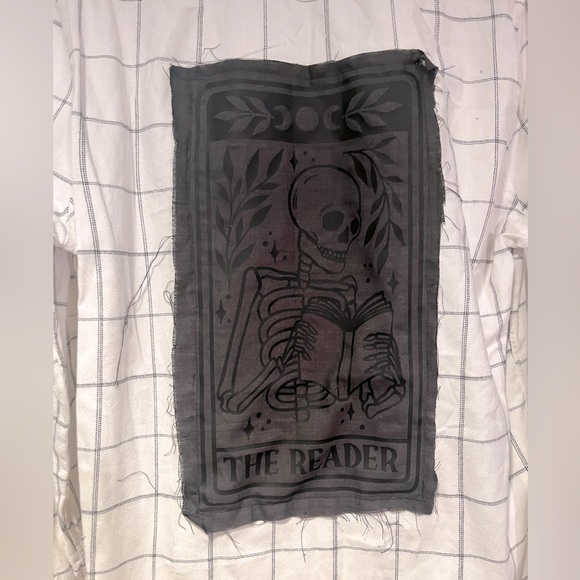 Flannel with hand-made patch - Picture 5 of 5